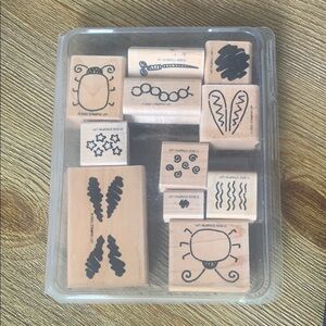 Stampin’ Up! Rubber Stamp Set Bug Builders Set of 11